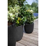 Capi Jardinière Urban Smooth 35x34 cm noir KBL932
