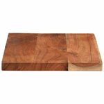 vidaXL Dessus de table 50x30x2 5 cm rectangulaire bois massif d'acacia