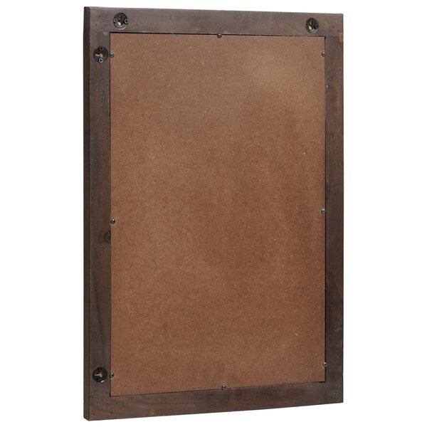 vidaXL Miroir salle de bain 50x70x3 cm en bois massif de mangue