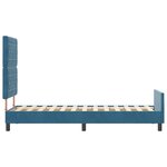 Structure de lit vidaXL Bleu foncé 80x200 cm Velours