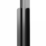 vidaXL Cabine de douche ESG semi-dépoli 70x70x180 cm Noir