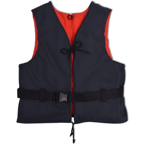 vidaXL Aide à la flottabilité 50 N 50-70 kg bleu marine