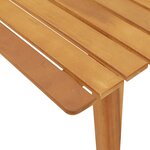 vidaXL Ensemble de chaises de jardin de 4 - Bois d'acacia beige