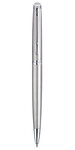 Waterman hemisphere stylo bille  acier inoxydable  recharge bleue pointe moyenne  coffret cadeau