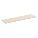 vidaXL Chaise longue avec coussin Gris Bois d'acacia solide