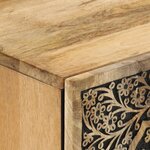 vidaXL Armoire de salle de bain murale 38x33x48cm bois massif manguier
