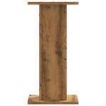 vidaXL Supports pour plantes 2 Pièces chêne artisanal bois d'ingénierie