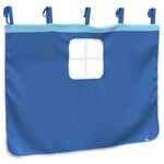vidaXL Rideaux pour lit mezzanine bleu polyester