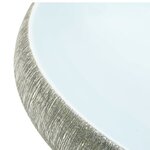 vidaXL Vasque à poser gris et bleu ovale 59x40x15 cm céramique