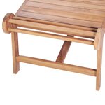 vidaXL Table basse 100x50x45 cm Teck solide
