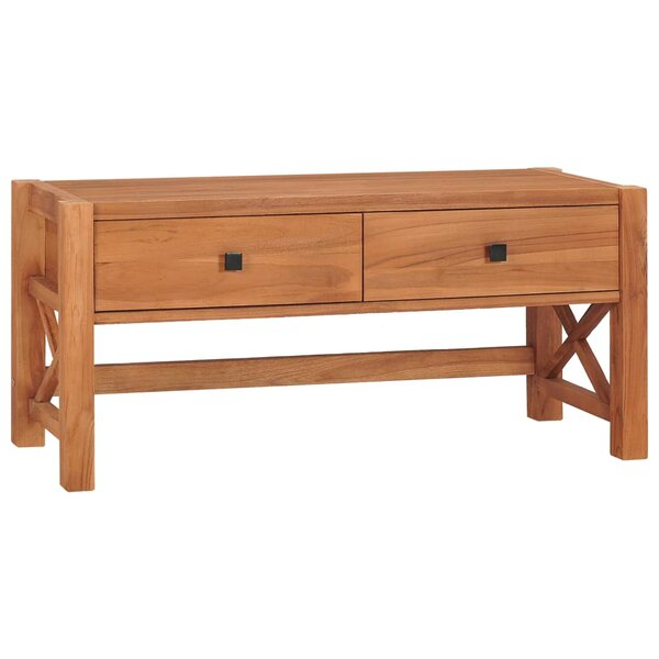 vidaXL Meuble TV 100x40x45 cm Bois de teck