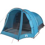vidaXL Tente familiale 6 personnes bleu imperméable