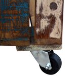 vidaXL Table basse Bois de récupération massif 70x70x35 cm