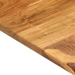vidaXL Dessus de meuble-lavabo de salle de bain Acacia 100x52x2 5 cm