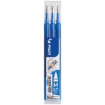 Set de 3 Recharges roller FRIXION BALL BLS-FR7 pointe moyenne bleu ciel PILOT