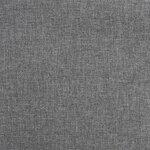 vidaXL Tabourets de bar lot de 2 gris tissu