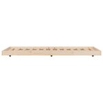 vidaXL Cadre de lit sans matelas 75x190 cm bois de pin massif