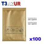 T3AZUR-  Enveloppes bulles  Nº16 - 220x330 mm - Lot de 100