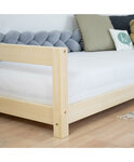 Lit enfant KIDDY 90 x 180 gris et naturel