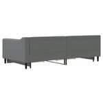 vidaXL Lit de jour avec gigogne et tiroirs sans matelas 100x200 cm