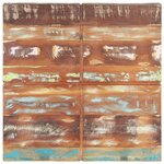 vidaXL Table basse 80x80x28 cm Bois de récupération massif