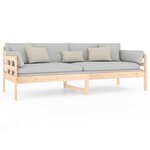 vidaXL Lit de jour sans matelas bois de pin massif 80x200 cm
