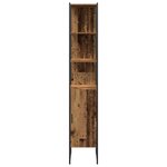 vidaXL Ensemble de meubles de salle de bain 4 pièces - Bois vieilli - Bois reconstitué