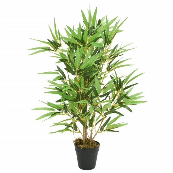 vidaXL Bambou artificiel 368 feuilles 80 cm vert