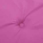 vidaXL Coussins de chaise de jardin lot de 6 rose 40x40x4 cm tissu