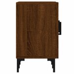 vidaXL Meuble TV chêne marron 150x30x50 cm bois d'ingénierie