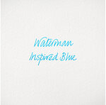 Waterman encre pour stylo plume  couleur bleu inspiration  flacon 50 ml