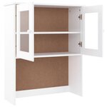 vidaXL Dessus de commode ALTA blanc 77x30x92 cm bois massif de pin
