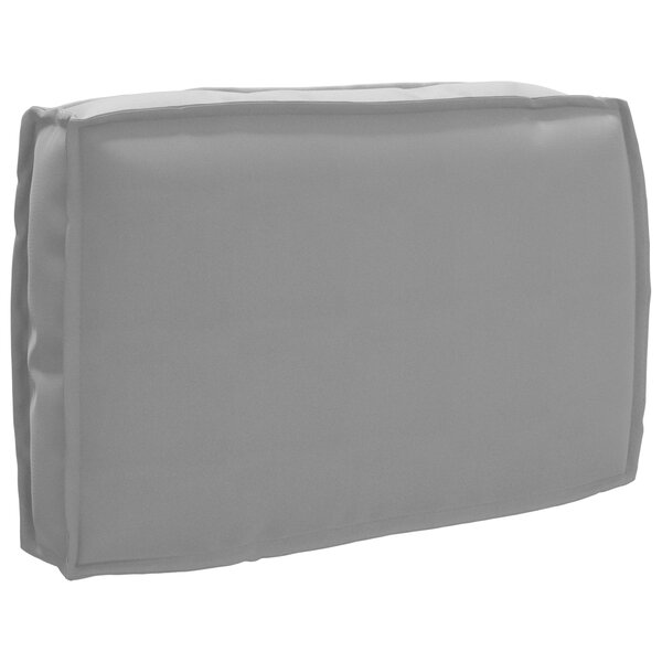 vidaXL Coussin Palette pour Soutien Lombaire Gris 60x40x12 cm Tissu Oxford
