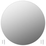 vidaXL Miroir mural 60 cm Rond Verre