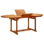 vidaXL Ensemble à manger de jardin 7 Pièces motif de feuilles tissu bois