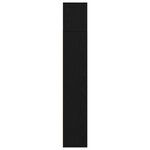 vidaXL Étagères 3 Pièces Chêne Noir 36x30x143 cm Bois d'ingénierie