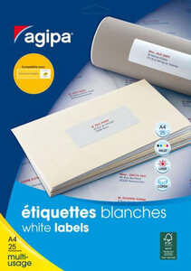 P25  Feuilles 600 Étiquettes Multi-Usage Mtel 70X37