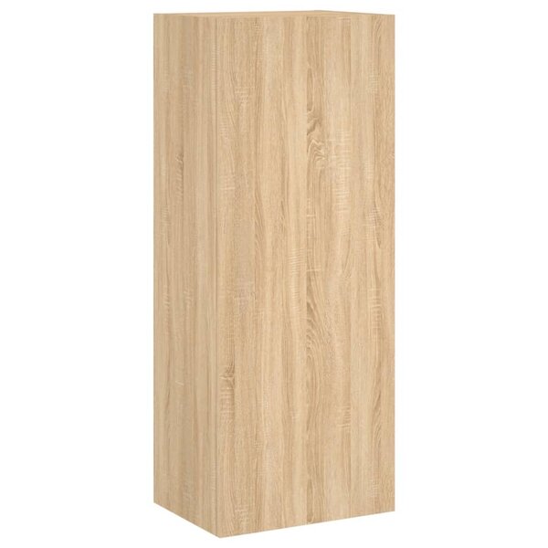 vidaXL Meuble TV mural chêne sonoma 40 5x30x102 cm bois d'ingénierie