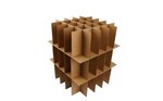 Kit de Déménagement Verres et Assiettes  2 Cartons 114L double épaisseur  Séparateurs pour 75 Verres et 24 Assiettes  45 x 45 x 56 5 cm avec intercalaires