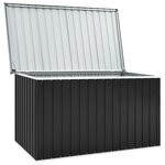 vidaXL Boîte de rangement de jardin Anthracite 171x99x93 cm