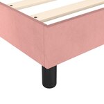 vidaXL Cadre de lit Rose 140x200 cm Velours