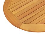 vidaXL Plateau de table 120x70x2 2 cm Ovale en Bois Massif de Teck