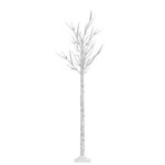 vidaXL Sapin de Noël 180 LED colorées Saule 1 8 m Int/Ext