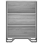 vidaXL Bibliothèque sonoma gris 80x31x106 cm bois d'ingénierie