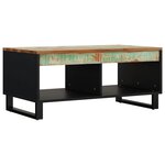 vidaXL Table basse 90x50x40 cm bois de récupération massif