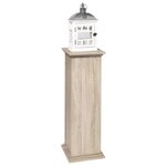 FMD Table d'appoint avec porte 88 5 cm Chêne