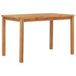 vidaXL Ensemble de salle à manger de jardin 7 Pièces Bois de teck solide