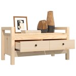 vidaXL Banc d'entrée 80x40x43 cm Bois de pin massif