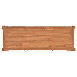 vidaXL Meuble TV avec tiroirs 120x40x45 cm bois de teck solide