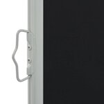 vidaXL Auvent latéral rétractable de patio 140 x 300 cm Noir